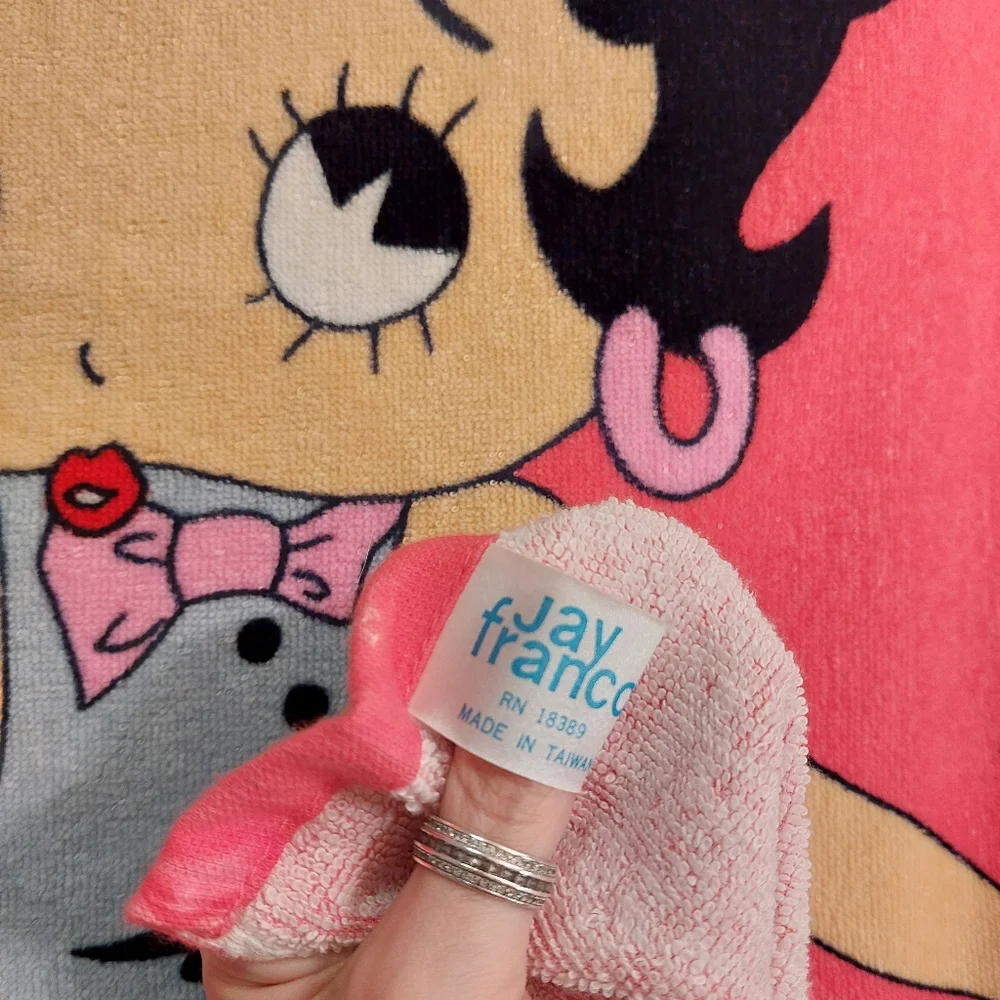 Vintage Betty Boop Beach Towel
